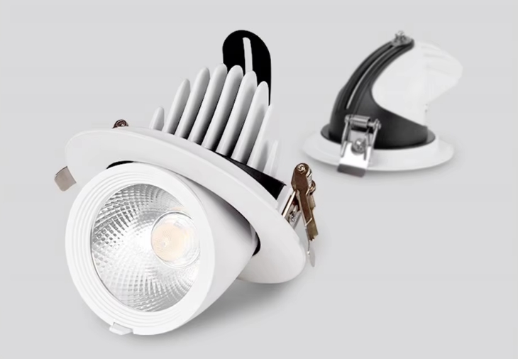 Details with recessed downlight