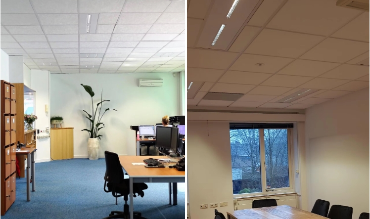 Anti-glare panel light