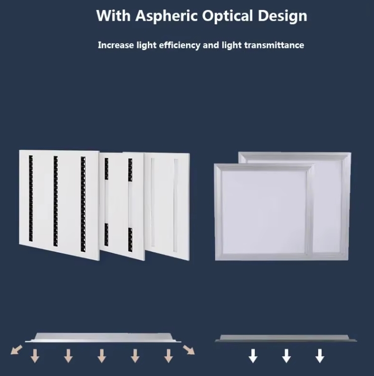 grilled panel light