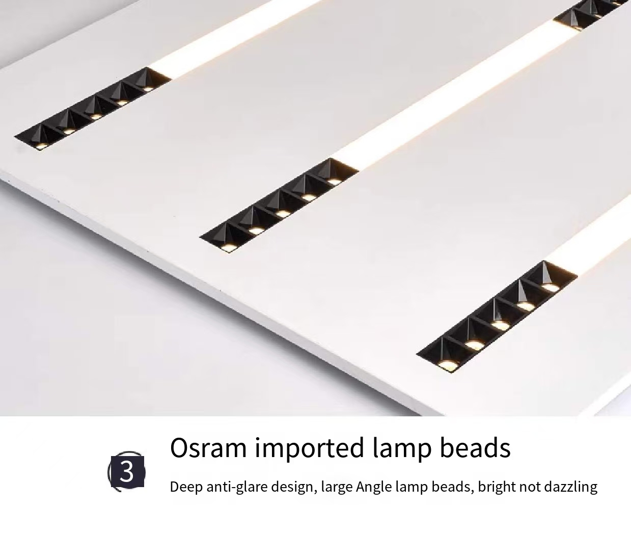 Anti-glare panel light