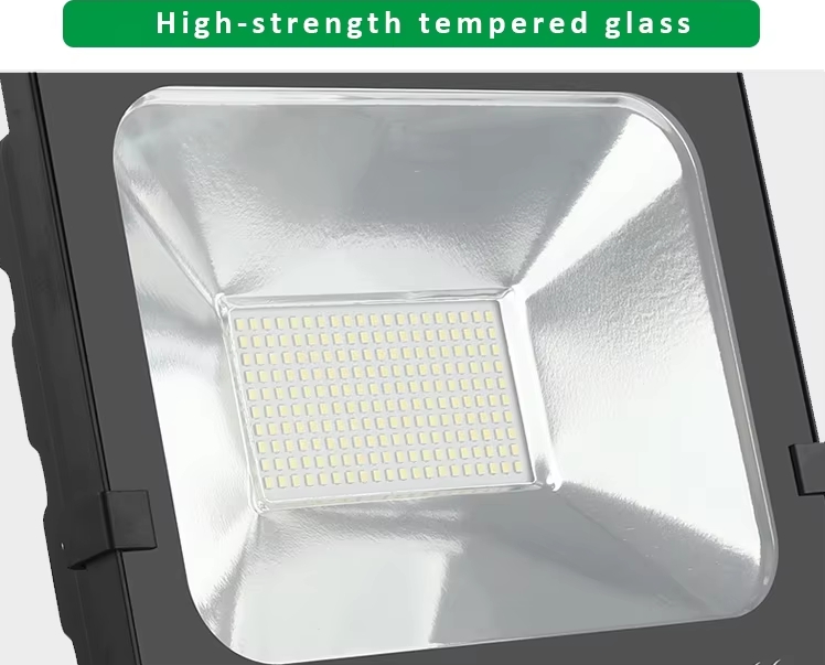 High-strength tempered glass thick aluminum led flood light