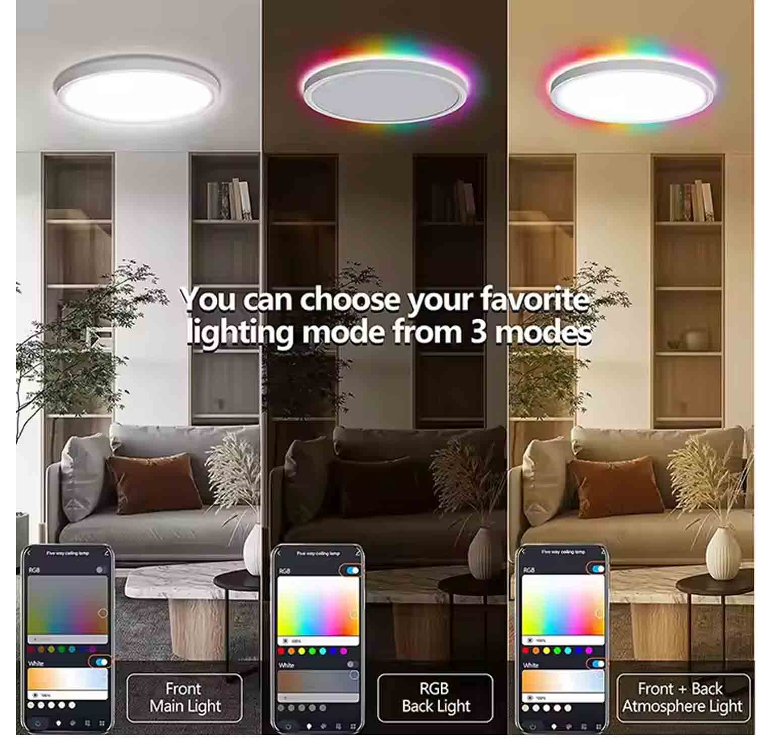 CCT ceiling panel light