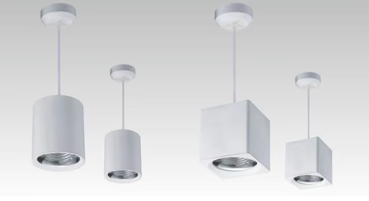 Install example of COB surface downlight