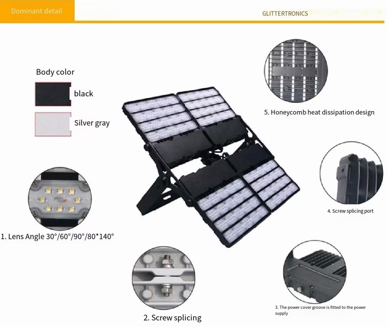 100w outdoor led flood light