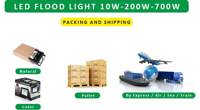 Shipping of 100w flood light