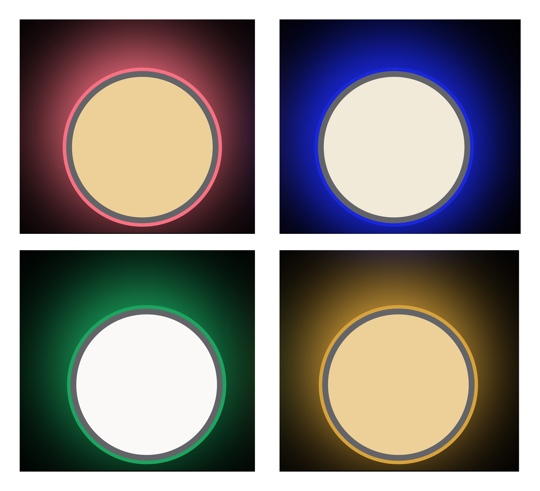 CCT ceiling panel light