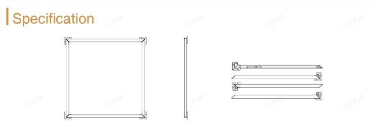 Specification with recessed light frame