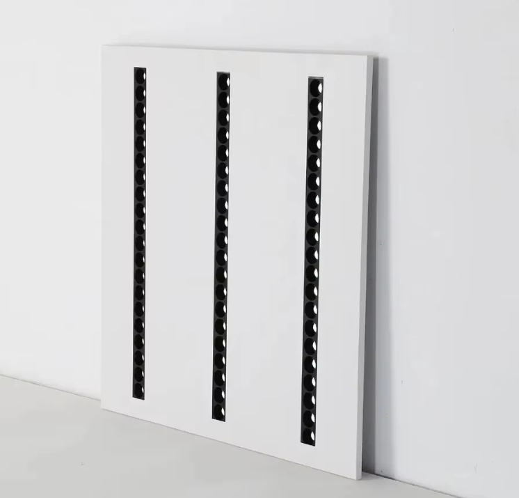 grilled panel light