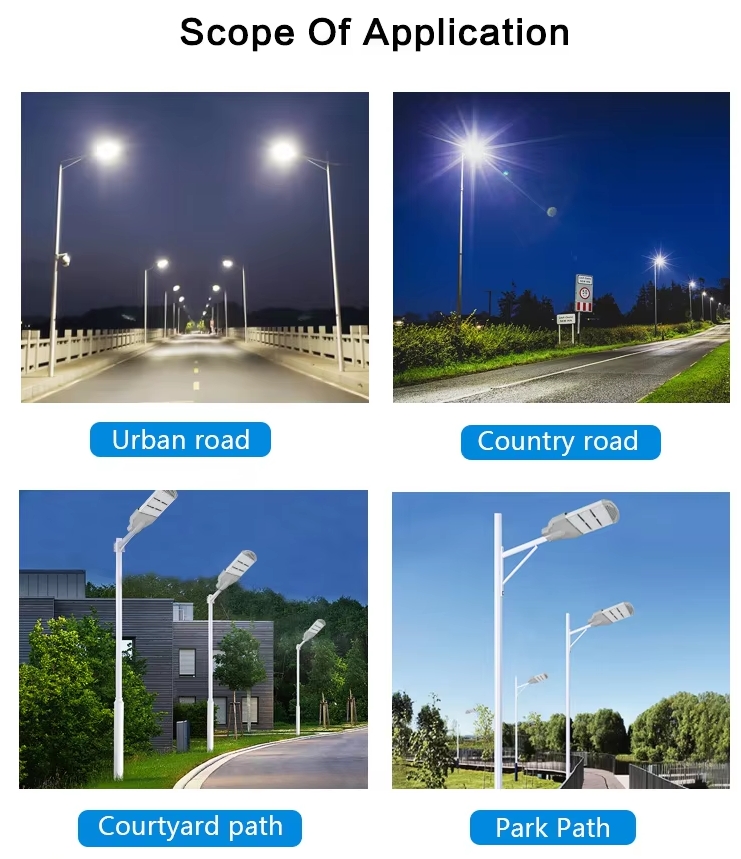 application site of led street light
