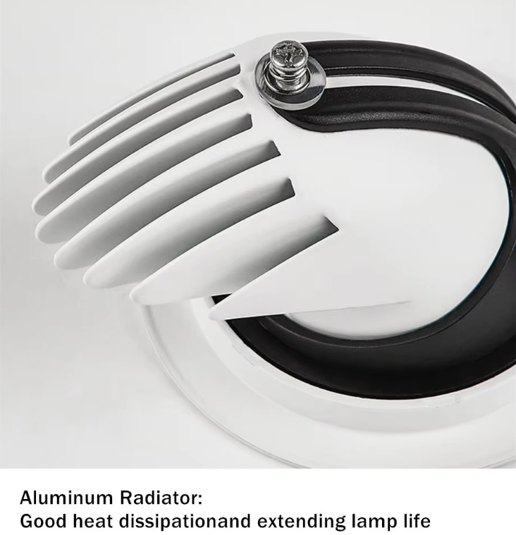 Details of recessed downlight