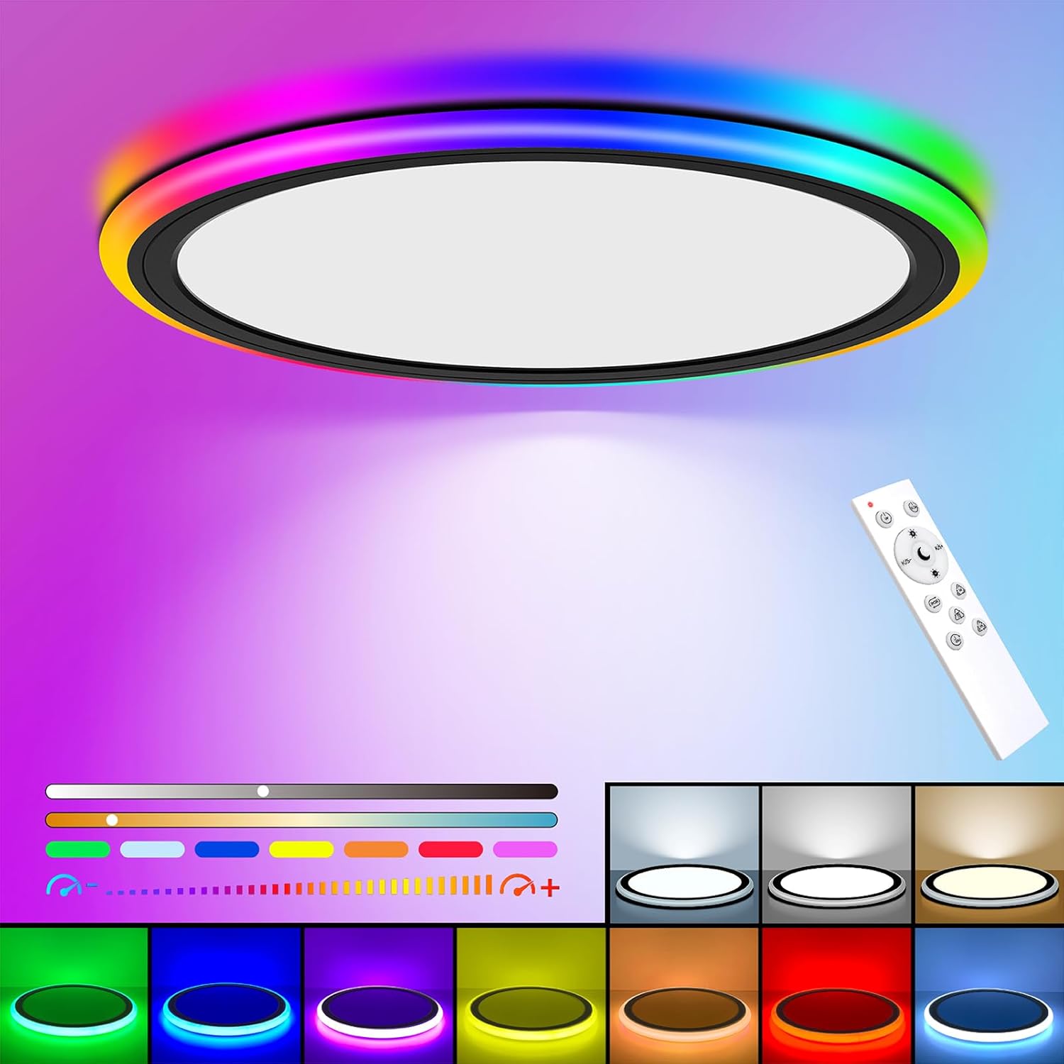 CCT ceiling panel light