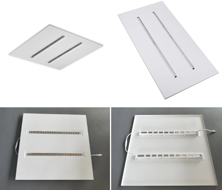 Anti-glare panel light