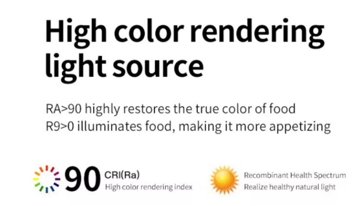 High color rendering of 18w 24w downlight