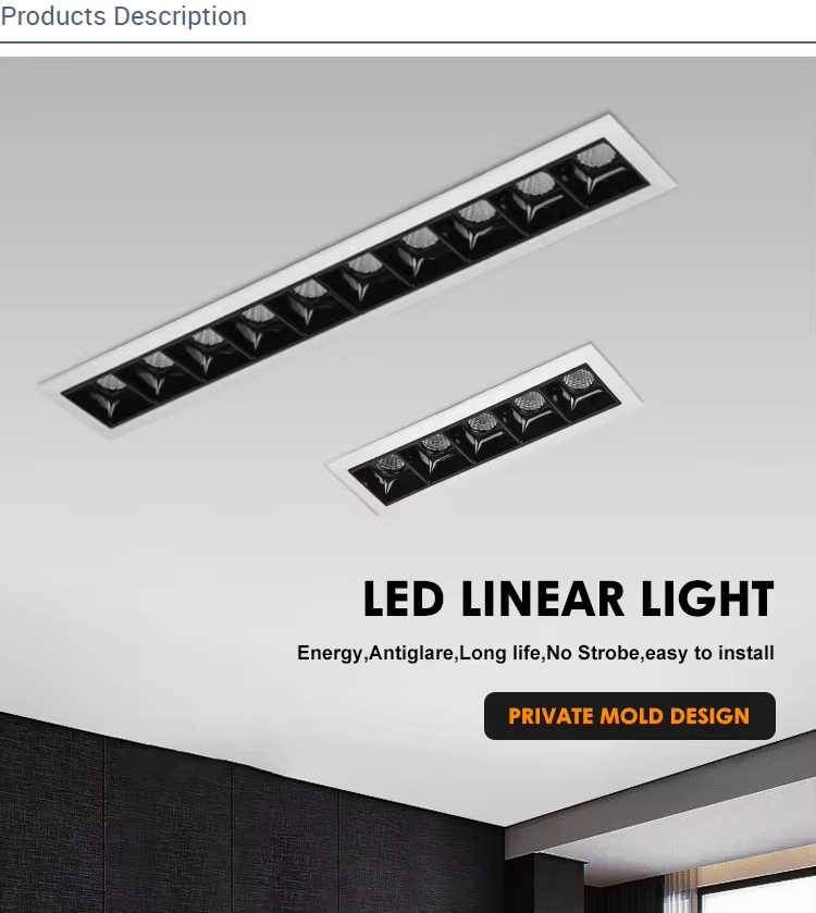 long life led linear spotlight