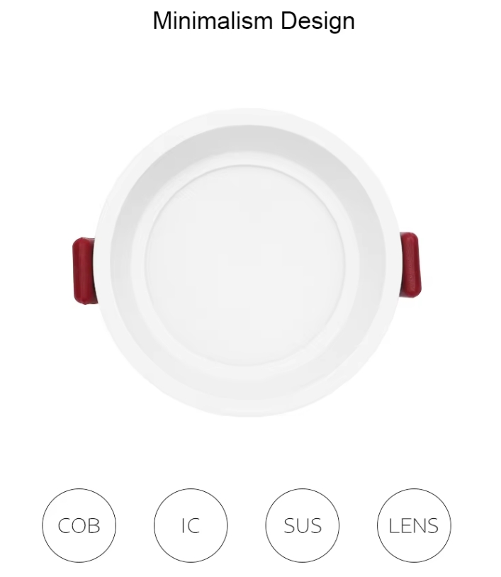 Minimal design of LED anti-glare downlight