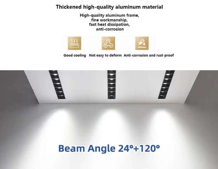 grilled panel light