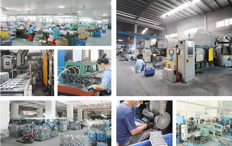 Assembly line of 4w line spotlight