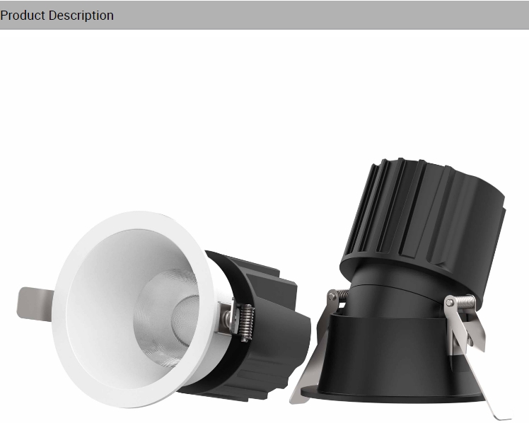 modular led spot downlight 7w 12w 18w