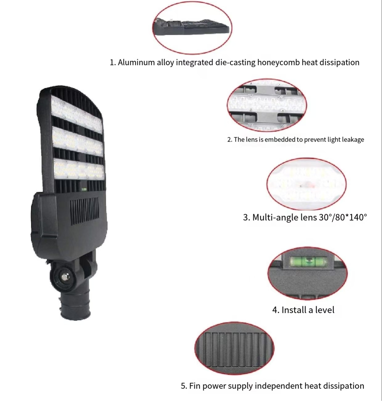 details of led street light