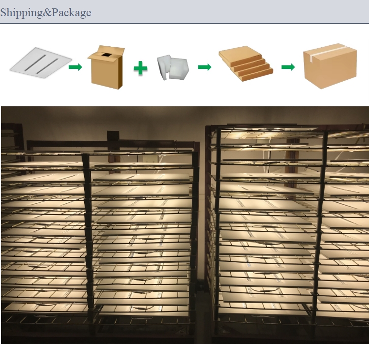 Anti-glare panel light