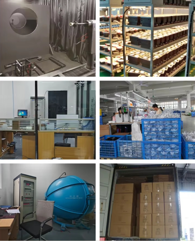 led recessed COB downlight aging test