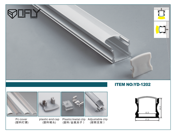 Classical Aluminum LED Profile