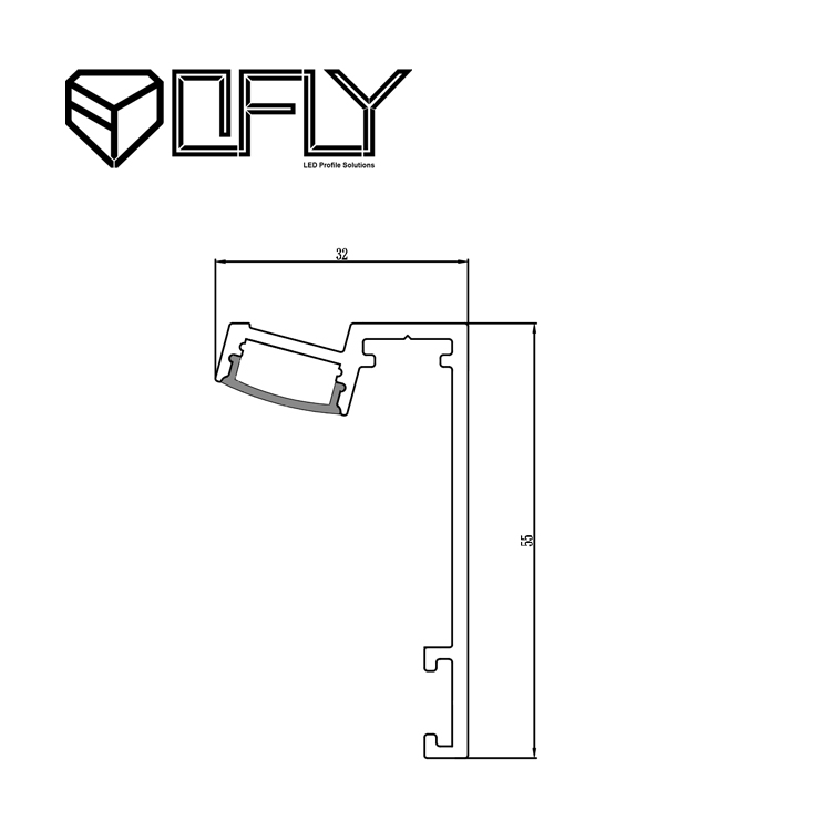 Surface Mounted Aluminum Profile