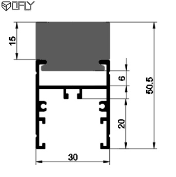 Surface Mounted LED Profile