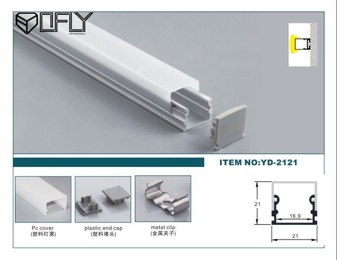 Surface Mount Anodized Aluminium