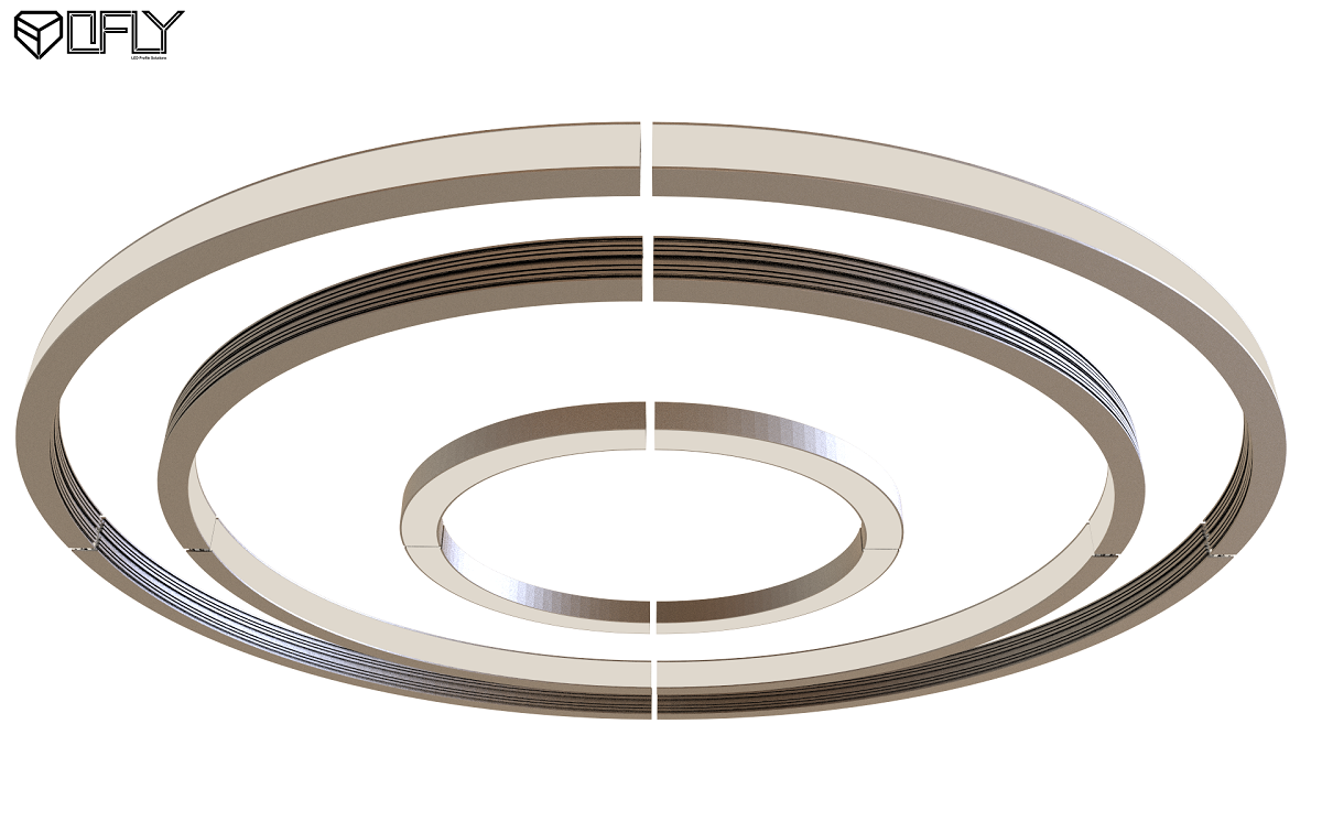 Oflyled Circular LED Profile Supplier Manufacturer