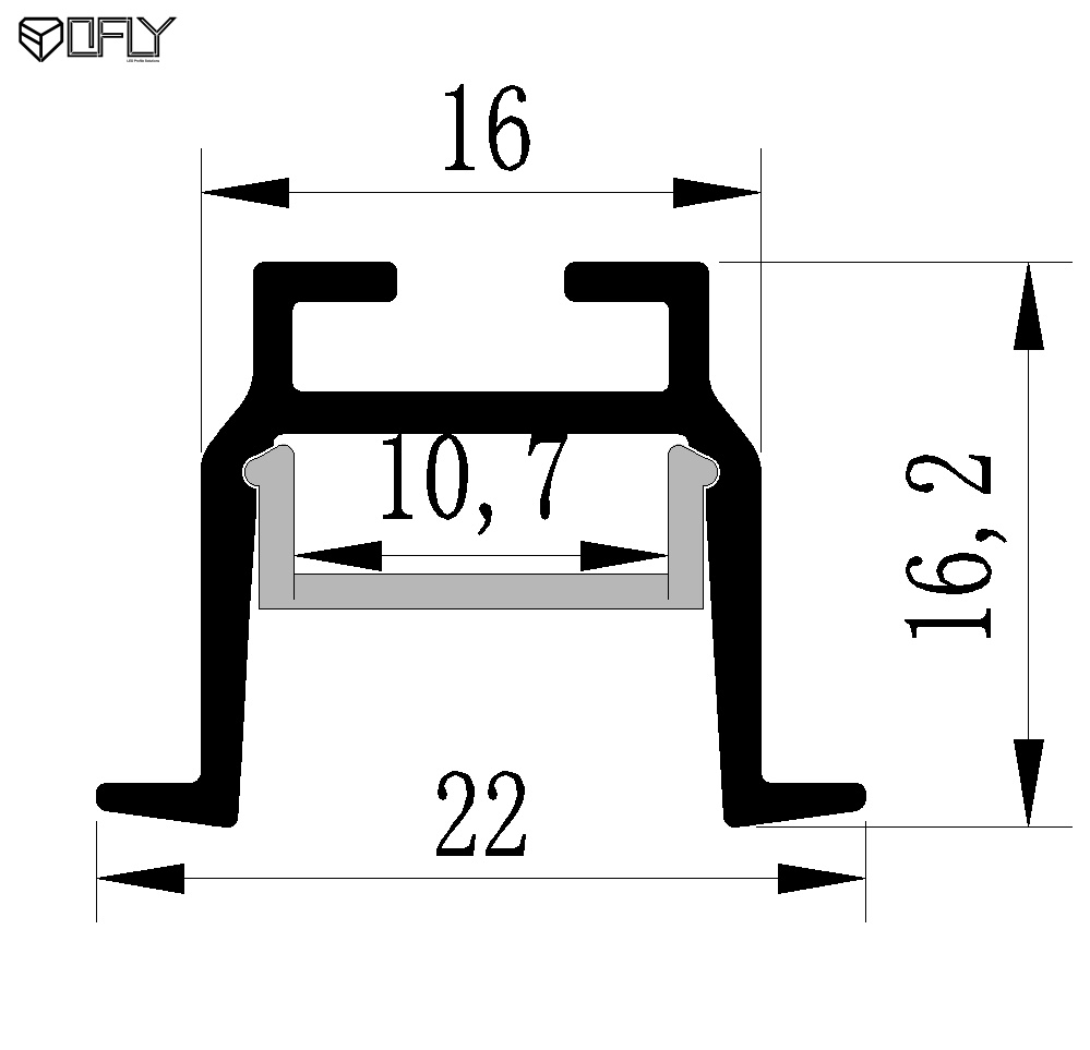 Oflyled Recessed LED Profile China Manufacturer