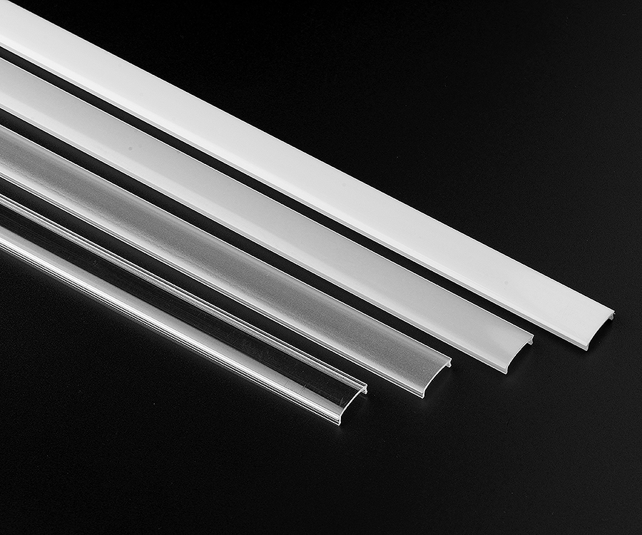 Comparison of clear, frosted and opal PC diffusers for YD-1205