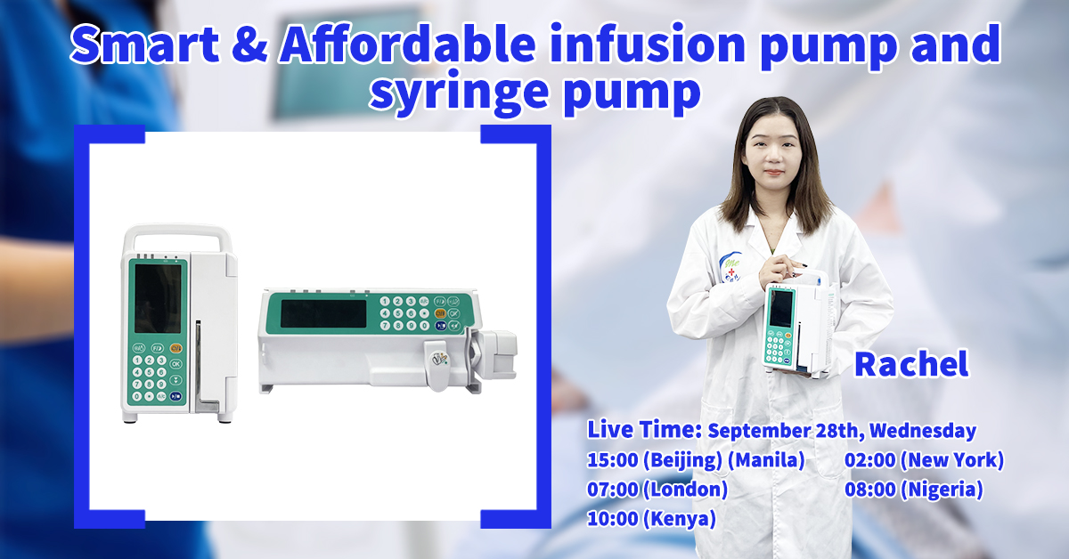 LiveStream | Smart & Affordable infusion pump and syringe pump | MeCan Medical