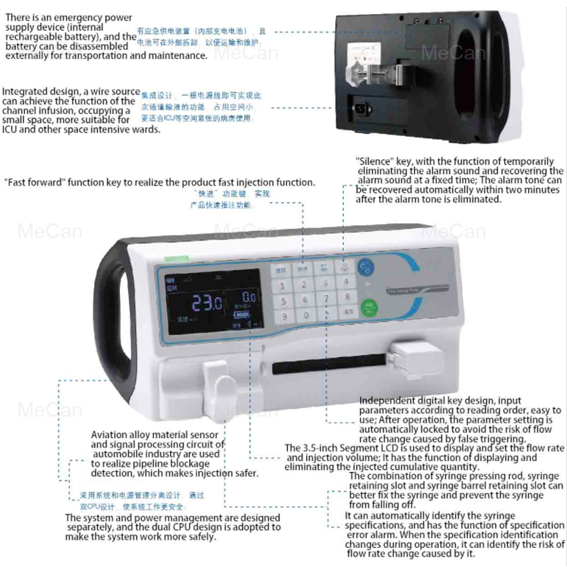High Quality Portable Syringe Pump with Good Price 9