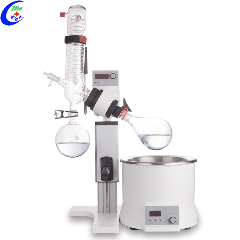 Manual Lift LCD Digital Rotary Evaporator Apparatus 6