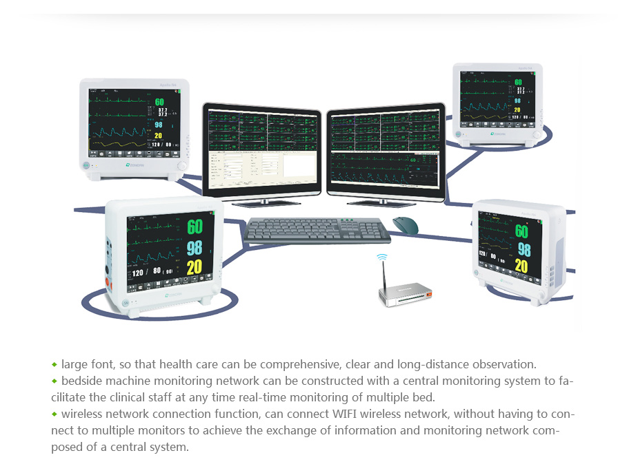 Multi Parameter ICU Patient Monitor System 10