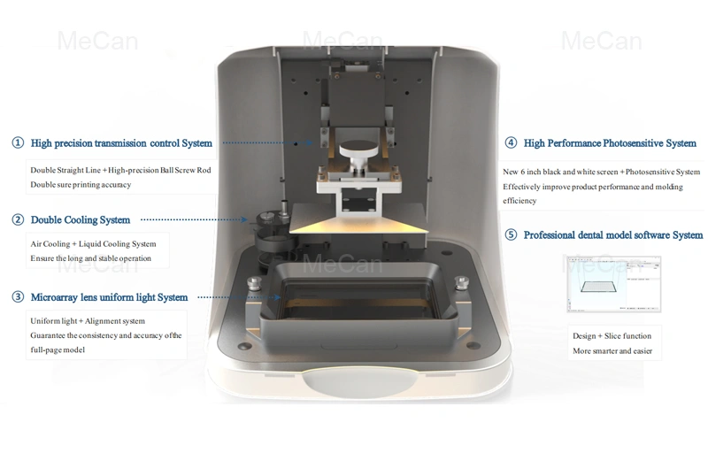 High Precision Dental Equipment Dental 3D Printer 7