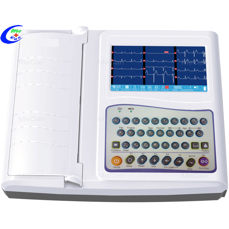 12 Channel ECG Machine with 7 Inch LCD Screen 4