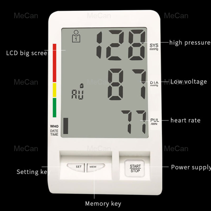 Electronic Digital Upper Arm Blood Pressure Monitor Price 12