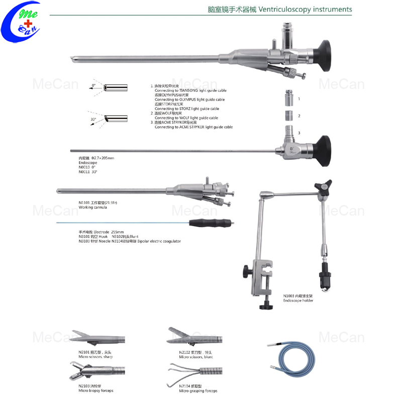 Ventriculoscopy Instrument Neuro Endoscope, Neurosurgery Endoscope Ventriculoscopy Instrument Neuro Endoscope, Neurosurgery Endoscope
