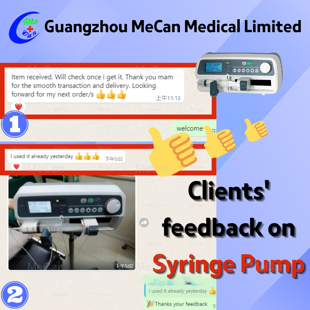Philippine clients sent us positive feedback on Syringe Pump