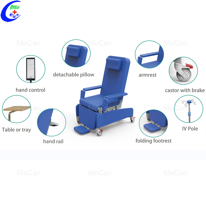 High Quality Hemodialysis Chair Electric Dialysis Chair 8