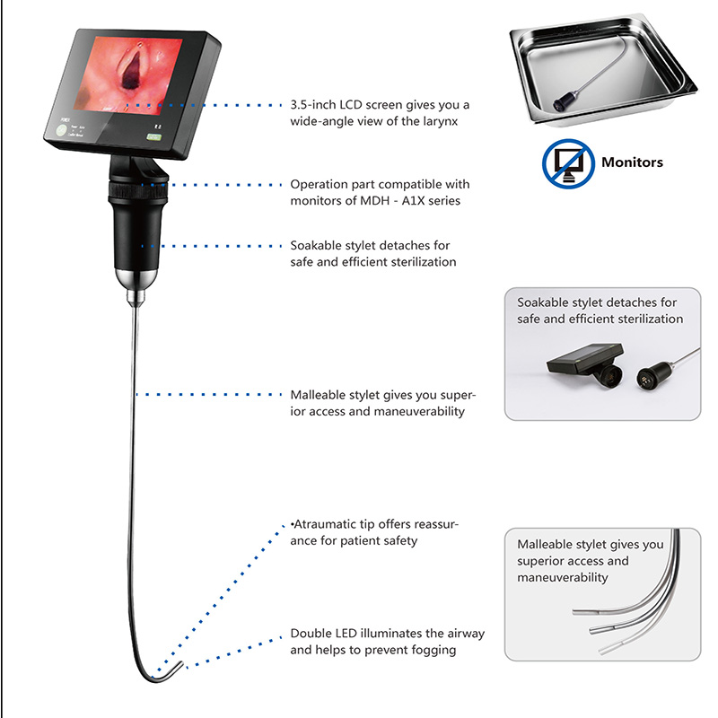 3.5 Inch LCD Screen Video System Endoscope 6