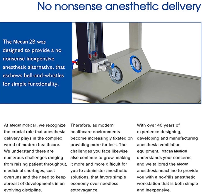 Hospital Equipment Anesthesia System Hospital Equipment Anesthesia System