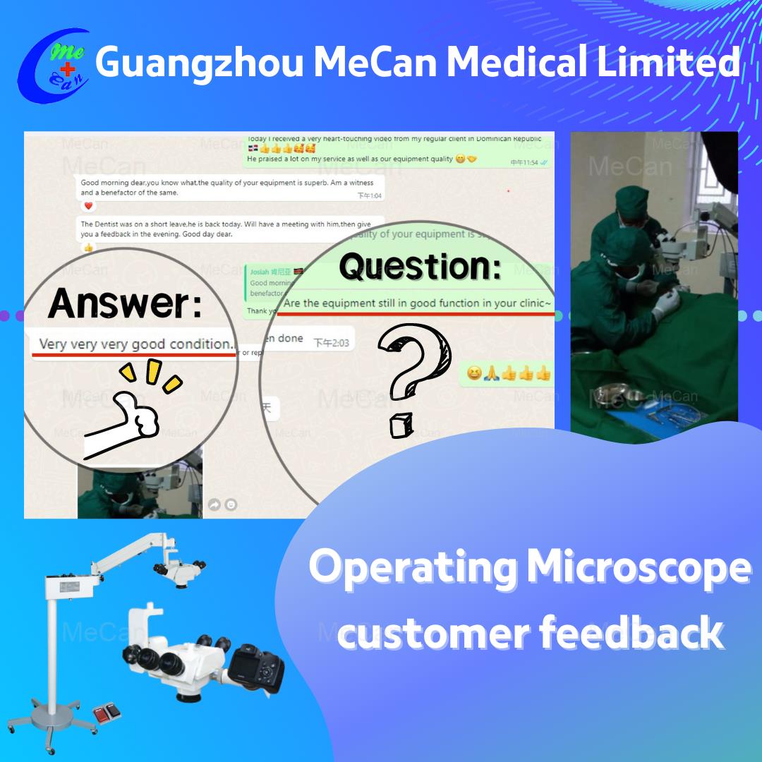 Positive Feedback on Ophthalmic Operating Microscope