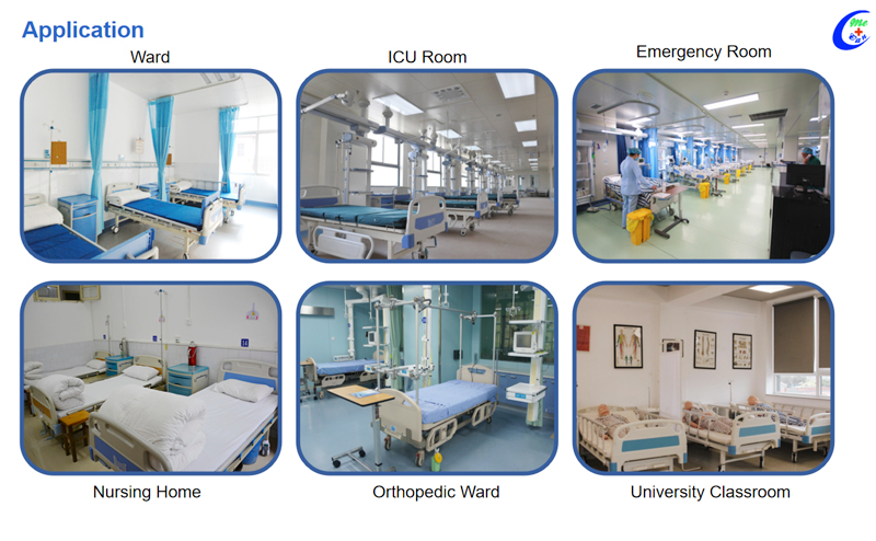 Hospital Furniture Two Function Electric Hospital Bed 4