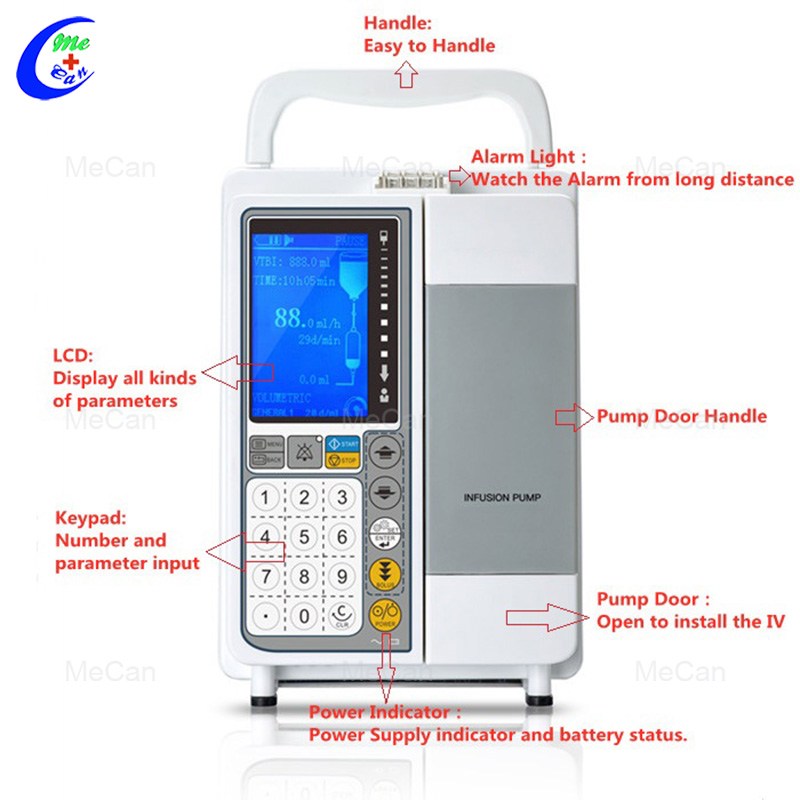 Mini Medical Digital Automatic IV Infusion Pump 5