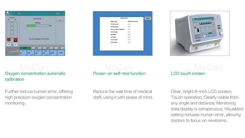 China High Quality Neonatal Ventilator for newborns 9