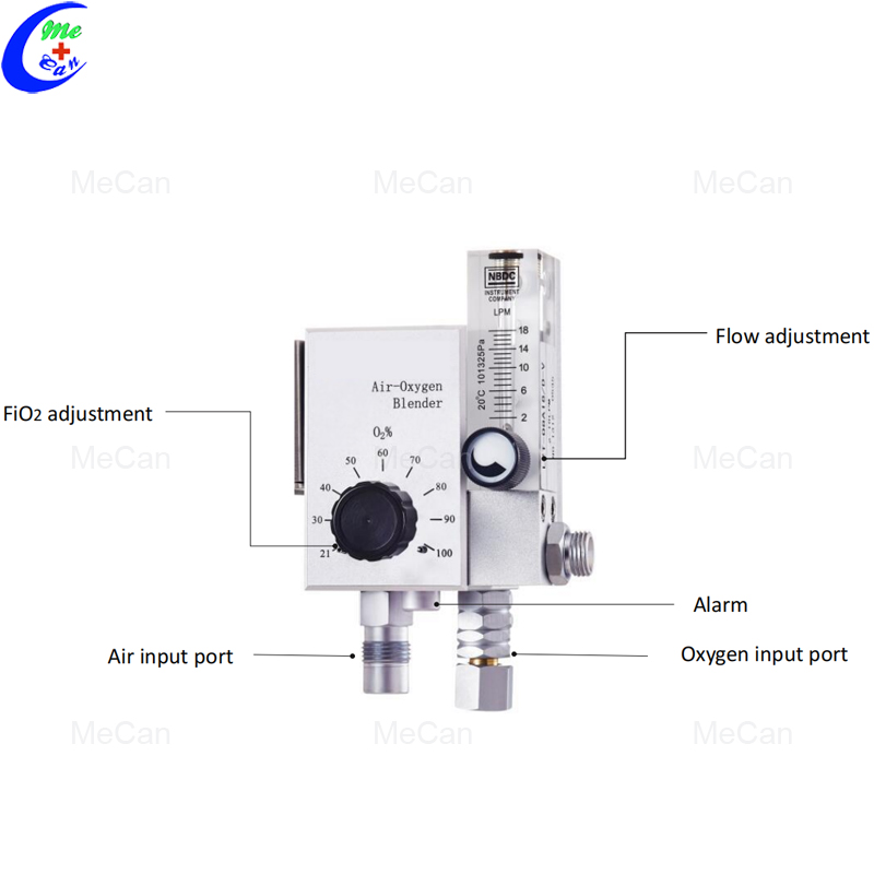 High Quality Medical Air-Oxygen Blender with Analyzer 7