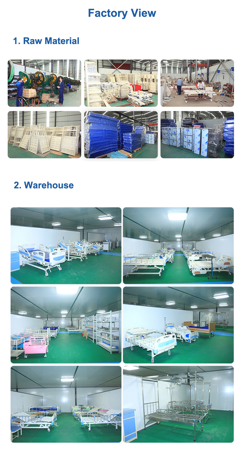 Hospital Furniture Hospital Bed, Three Function Electric Care Bed 4
